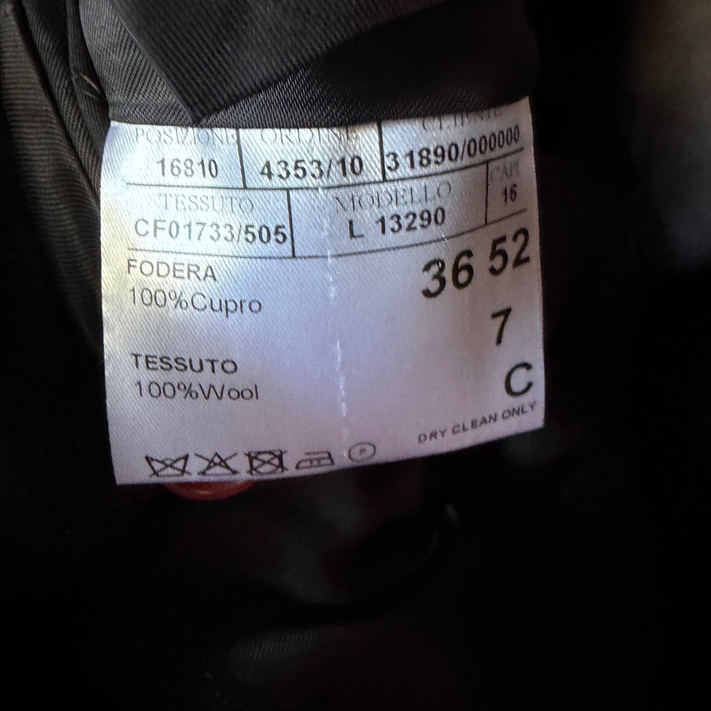 Canali Sports Coat Blazer Italian Wool Quiet Luxury Old Money Professional 42R - Picture 8 of 8